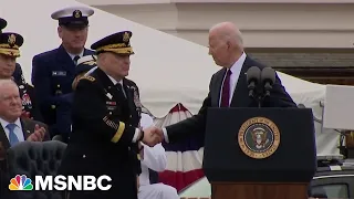 Biden thanks Gen. Milley for his 'invaluable' partnership at farewell ceremony