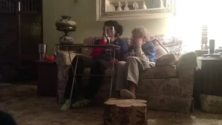 100 year old great grandma watches Cubs win World Series