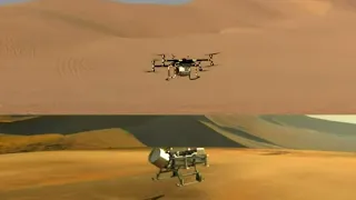 NASA's Dragonfly Rotorcraft model tested in desert to simulate Titan’s Dunes