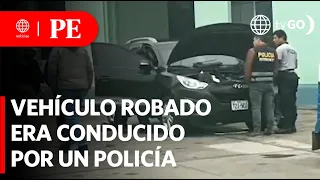 Police arrested for driving a stolen vehicle | Primera Edición | News Peru