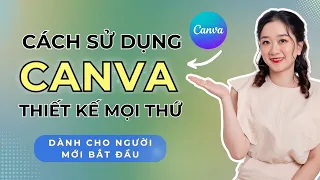 Cách sử dụng Canva thiết kế mọi thứ dành cho người mới bắt đầu 2024 | Canva Tutorial for Beginner