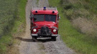 Feuerwehr Oldtimer: LF 8 auf Opel Blitz mit historischem Horn