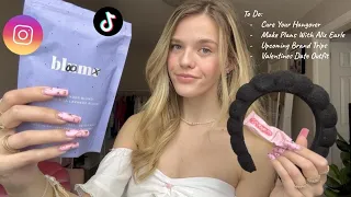 ASMR Influencer Personal Assistant Plans Your Valentine's Date 💌