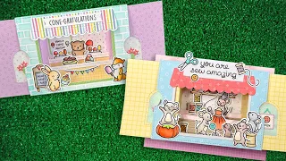 Intro to Ta-Da! Diorama! Shop Add-On + 2 interactive cards from start to finish