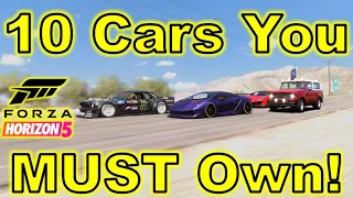 10 Cars You MUST Own in Forza Horizon 5! 2024 Edition!