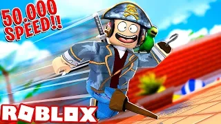 CORRO A 1.000.000 KM/H!! - ROBLOX *VELOCISSIMO*