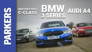 BMW 3 Series 2019 vs Audi A4 vs Mercedes-Benz C-Class – Group Test | Which one would you buy?