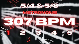 307 BPM - 5/4 & 5/8 Metronome