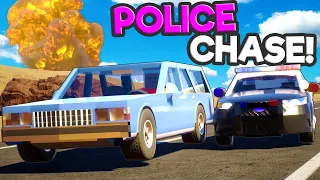BANK HEIST Leads to Epic Lego POLICE CHASE in Brick Rigs Multiplayer!