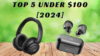 TOP 5 BEST Over The Ear  - Noise Cnacelling Headphones Under $100 [2024]