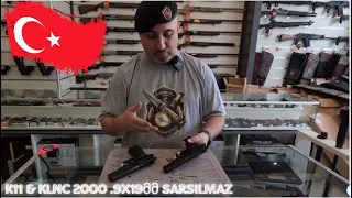 9x19მმ. სარსილმაზ  k11 და klnc 2000 .Sarsilmaz.  Fake gun. Fake situation