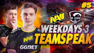 Тимспик NAVI PUBG Mobile с PMPL CIS Weekdays 3