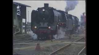 Reichenbach (Vogtland) Bahnbetriebswerk - Dampflok 03 001 und  01 137 (Teil 1)