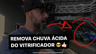 COMO REMOVER CHUVA ÁCIDA DE CARRO VITRIFICADO