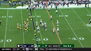 Aaron Rodgers asks his center nicely to snap the ball