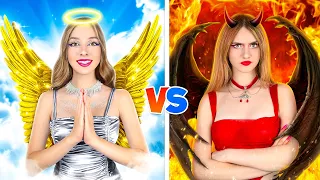 Menina Rica Malvada VS Menina Rica Boazinha | Irmã Pobre VS Irmã Giga Rica