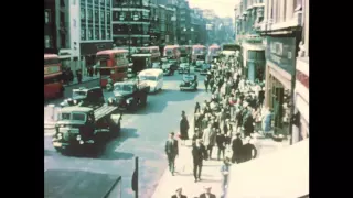 Central London Traffic (1956) | Britain on Film