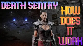 DEATH SENTRY Skill Explained for New Players | Diablo 2 Resurrected D2R