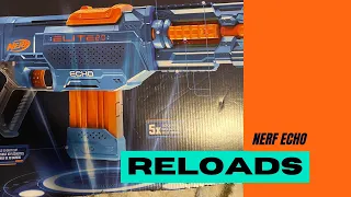 Different type of reloads for the Nerf Echo