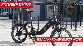 EcoBike Rhino - składany rower elektryczny - prezentacja