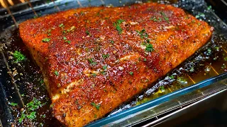 The tastiest salmon in the oven! It is so delicious that you will keep making it over and over