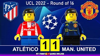 Atletico Madrid vs Manchester United 1−1 • Champions League 2022 • Goals & Highlights Lego Football