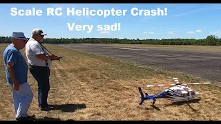 Scale RC Helicopter Crash! 2022