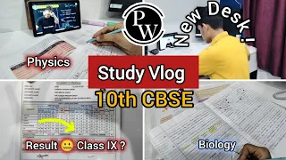 Class 10 Study Vlog | Study + Class 9 Result | CBSE 2024-25