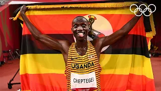 Cheptegei takes 5,000m gold 🥇| #Tokyo2020 Highlights