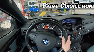 Paint Correcting + Ceramic Coating My BMW M3 at 100k Miles - Filthy Daily Transformed (POV)