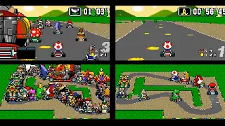 Mariokart with 101 players... before the players were added!