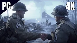 BROTHERHOOD - 4K ULTRA Realistic WWII Gameplay Graphics - COD