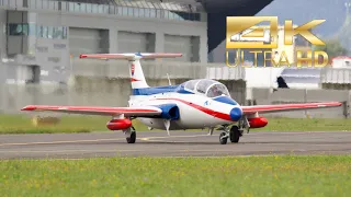 (4K) Aero L-29 Delfin OM-FLP departure at Airpower 2022 AirShow Zeltweg LOXZ