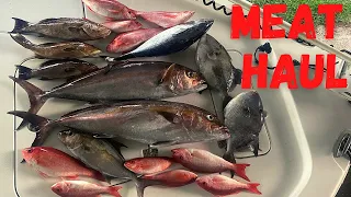 Deep Water Fishing In A BAY BOAT | Mixed Bag !