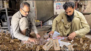 A Wonderful Artisan Making Power Loom Pickers From Cow Leather || It's Amazing Process