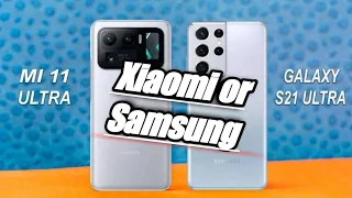 Xiaomi mi 11 ultra vs Samsung S21 Ultra