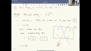 24.04.30, Hong Liu, Extremal Combinatorics: Lecture 17