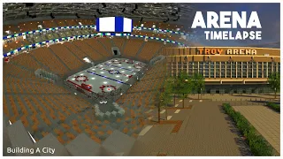 Minecraft Indoor Arena // Realistic City Project [Timelapse]