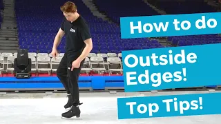 How to do an Outside Edge on Ice! Figure Skating Tutorial!