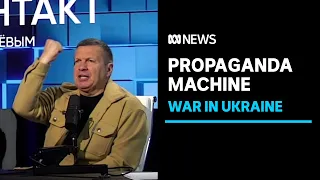 Russia is ramping up its propaganda to justify the war in Ukraine | ABC News