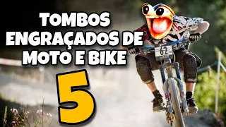 TOMBOS ENGRAÇADOS DE MOTO E BICICLETA 5 #tentenaorir #comedia #videosengraçados #bike #moto #224 #fy