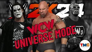 WWE 2K24 : How To Create a WCW Universe Mode!