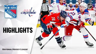 Rangers @ Capitals 2/20/21 | NHL Highlights