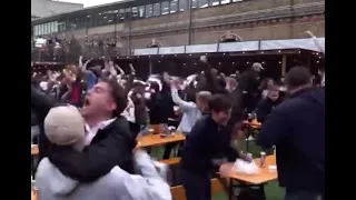 England fans crazy reaction to goals against Germany #Euro2020