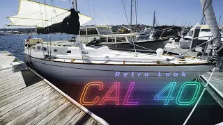 CAL 40 Sailboat tour - retro boat EP3 with Scot Tempesta of Sailing Anarchy
