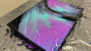 Color Shifting SHIMMER! Gorgeous Acrylic Results! - Acrylic Pouring