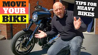 How To Move Your Motorcycle By Hand