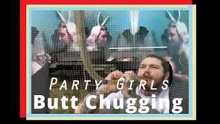 Butt Chugging Party Girls with Post Malone