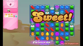 Candy Crush Saga Level 12566 (3 stars, No boosters)