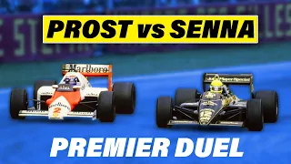 LE PREMIER DUEL SENNA-PROST